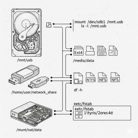 Mounting Devices and Shares in Linux: A Red Team Perspective