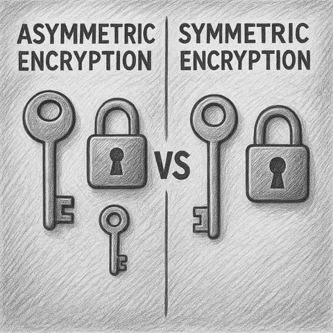 Asymmetric vs Symmetric