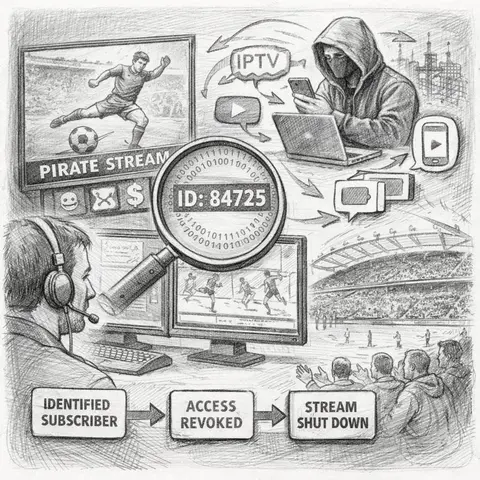 Forensic Watermarking: Identifying the Source of Restreaming Piracy