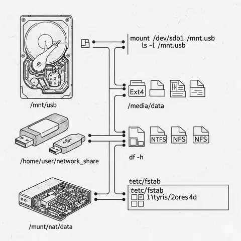 Mounting Devices and Shares in Linux: A Red Team Perspective